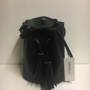 Black Bucket Bag